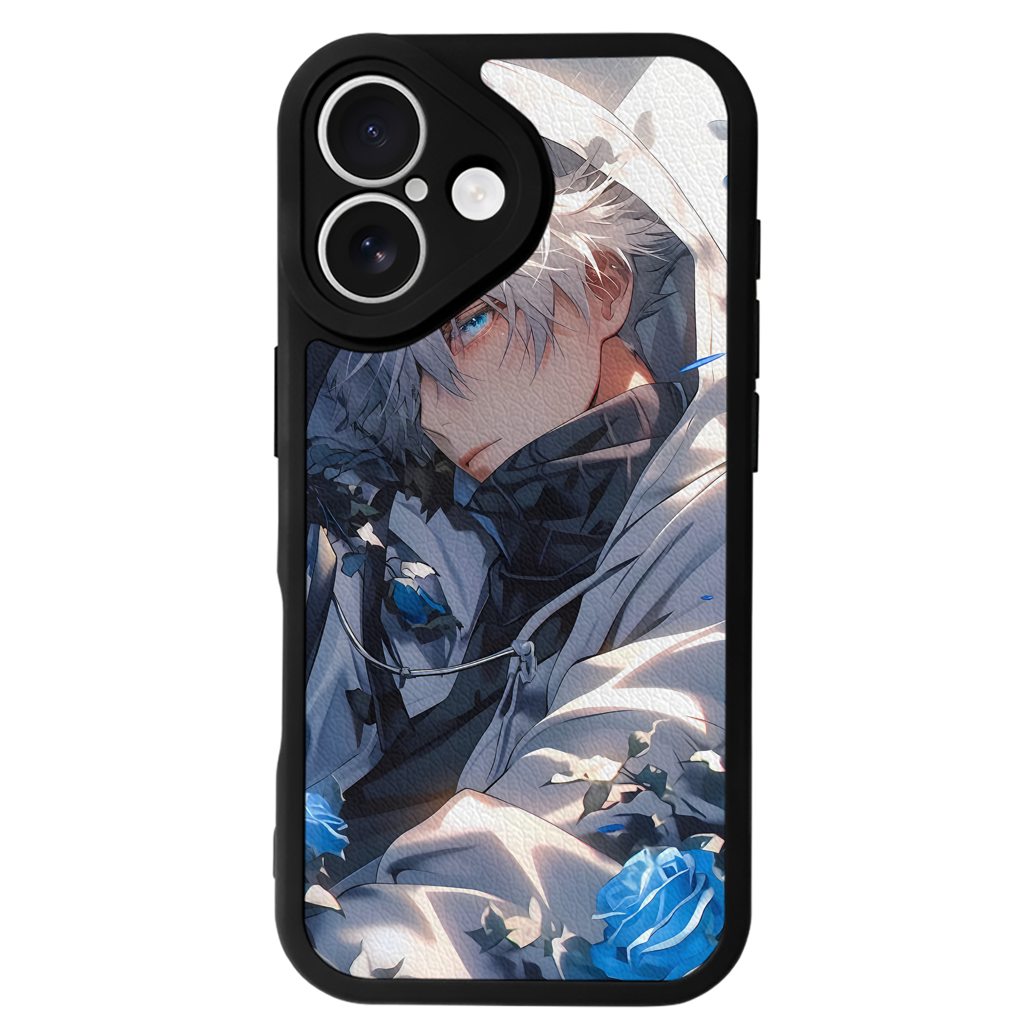 （画像用） 呪術廻戦 Jujutsu Kaisen 【iPhone 16シリーズ対応】シリコンスマホケース（レザー調） 材質：シリコン